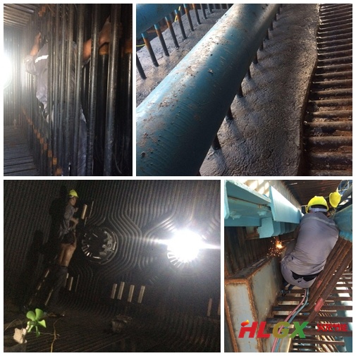 45噸燃氣鍋爐集箱保溫